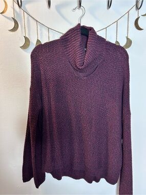 Breathless Open Neck Turtleneck Sweater